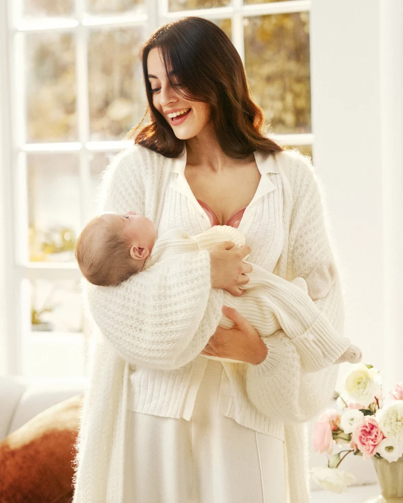 Momcozy Wellness 1 Tragbare Milchpumpe mit Wärmemassage