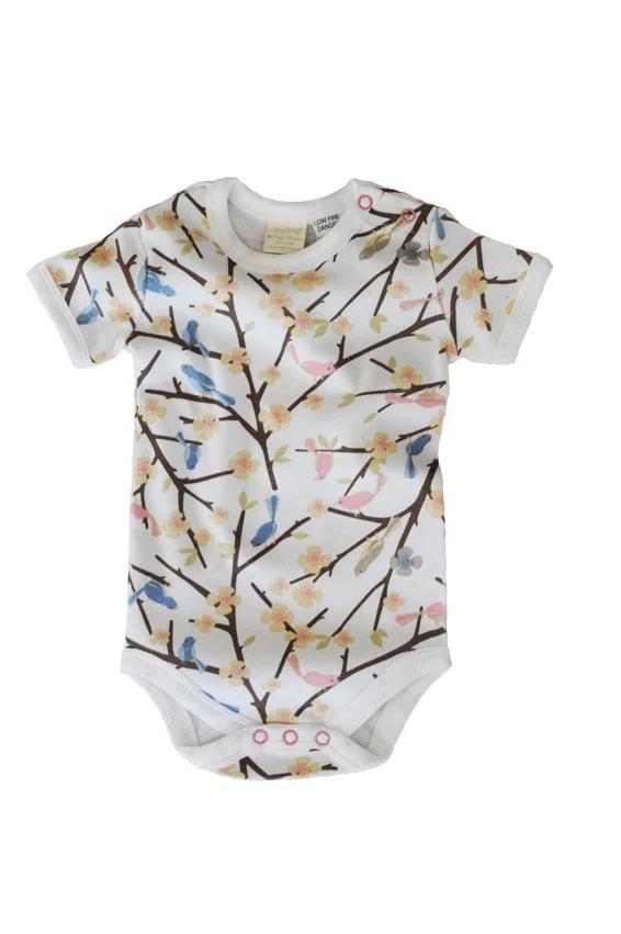 Sapling Bodysuit - Bird In Tree