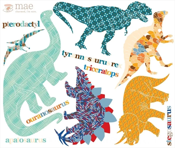 Medium Dinosaurs Decals