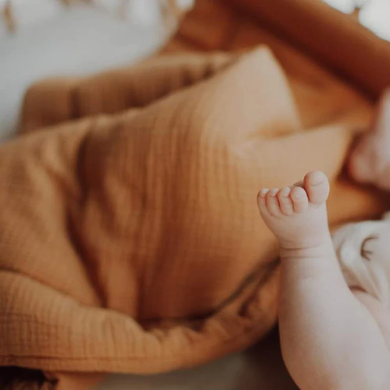 Baby-Bettwäsche Set aus Musselin für Moseskörbchen