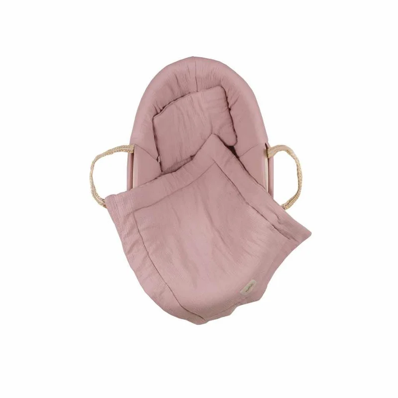 Baby-Bettwäsche Set aus Musselin für Moseskörbchen