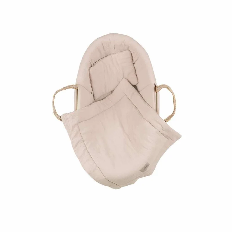 Baby-Bettwäsche Set aus Musselin für Moseskörbchen