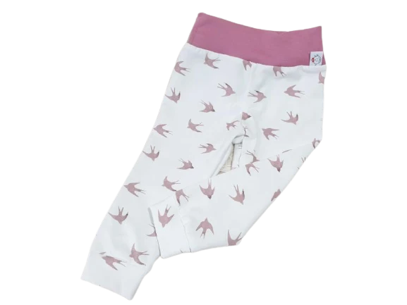 Baby und Kinder Leggins zart Rosa Größe 50-116 von Atelier MiaMia