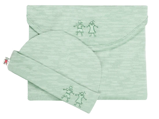 Cocooi Merino Swaddle Mint