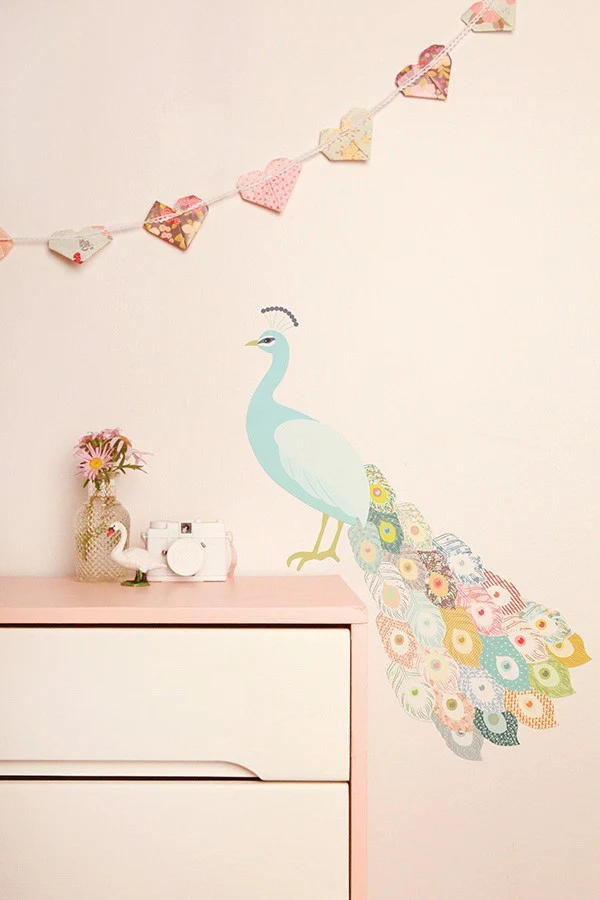 Peacocks Plumage Decals