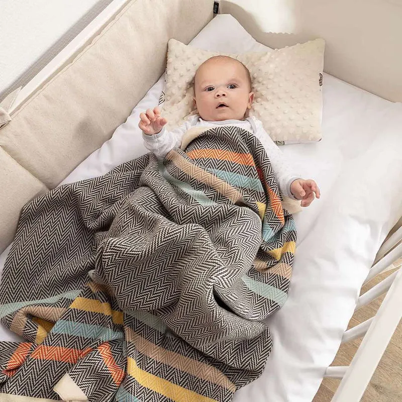 Kuscheldecke Ziggy aus Baumwolle 100 x 80 cm
