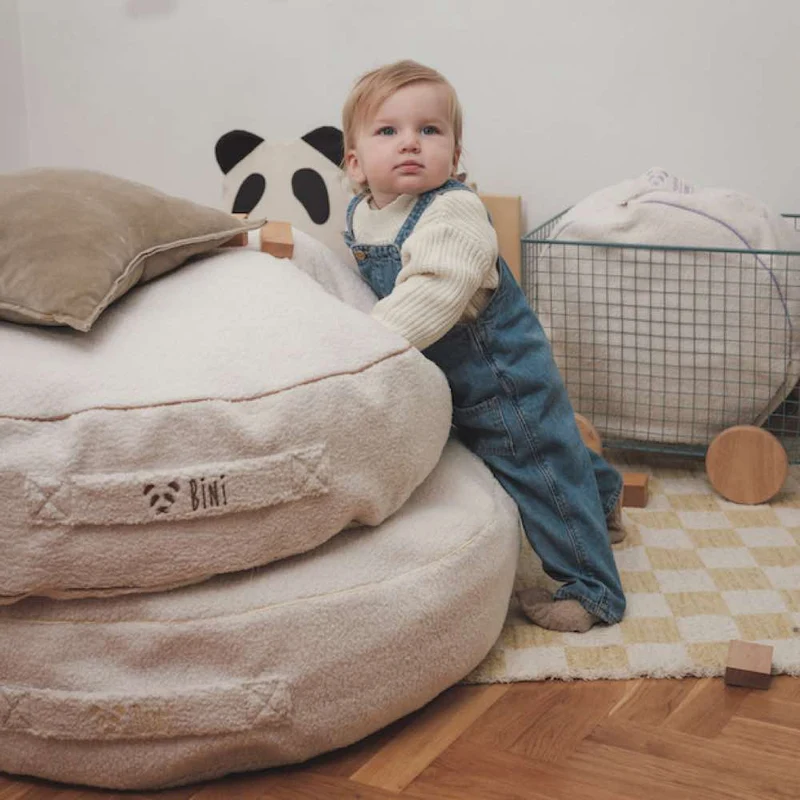 Bodenkissen Plushy aus Plüschstoff