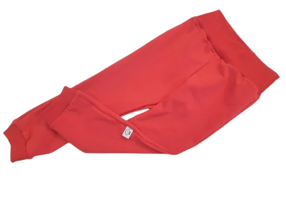 Baby und Kinder Leggins Rot Größe 50-116 von Atelier MiaMia