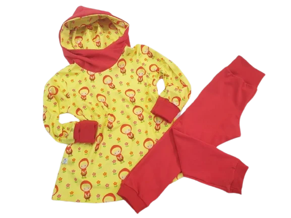 Baby und Kinder Leggins Rot Größe 50-116 von Atelier MiaMia