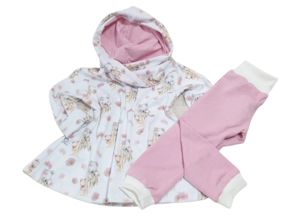 Baby und Kinder Leggins Rosa Größe 50-116 von Atelier MiaMia