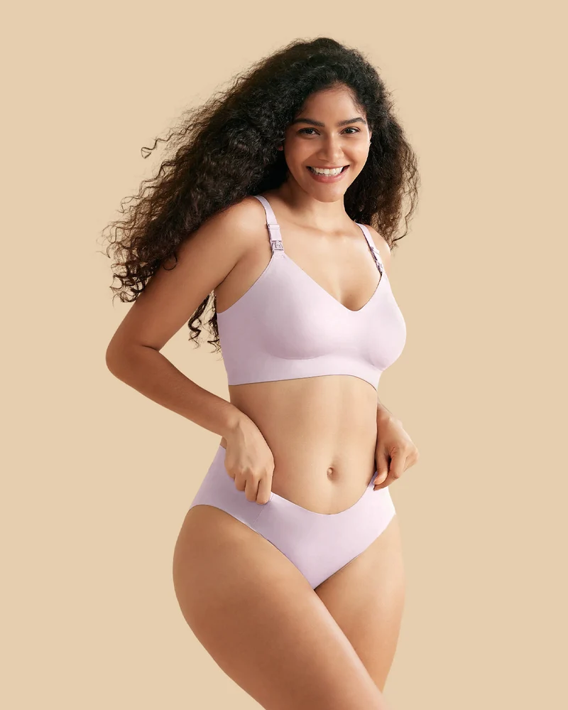 CozyAura – Ultraweicher, nahtloser Still-BH – YN21