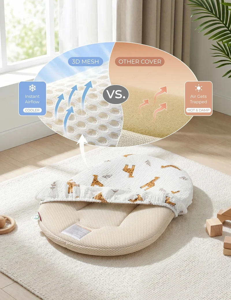 Momcozy Baby Loungers for 0-6M