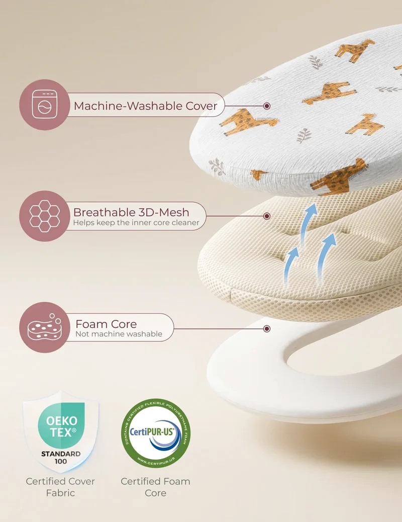 Momcozy Baby Loungers for 0-6M