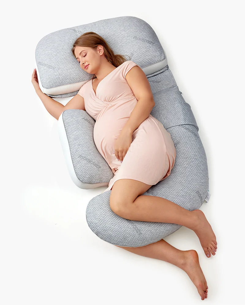 Original abnehmbar G -förmige Pro -Schwangerschaftskissen mit flexibles Bauchkeilkissen
