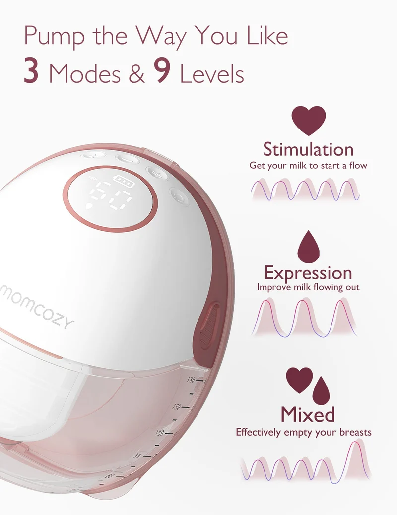 Mobile Style™ Milchpumpe M6 + 120 Muttermilchbeutel