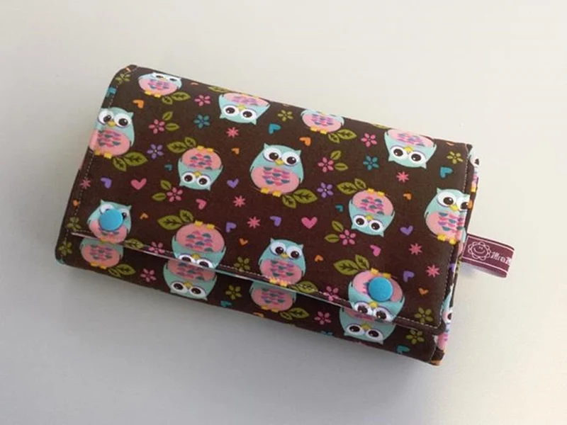Geldbörse bunte Eulen 03 Atelier MiaMia purse 03
