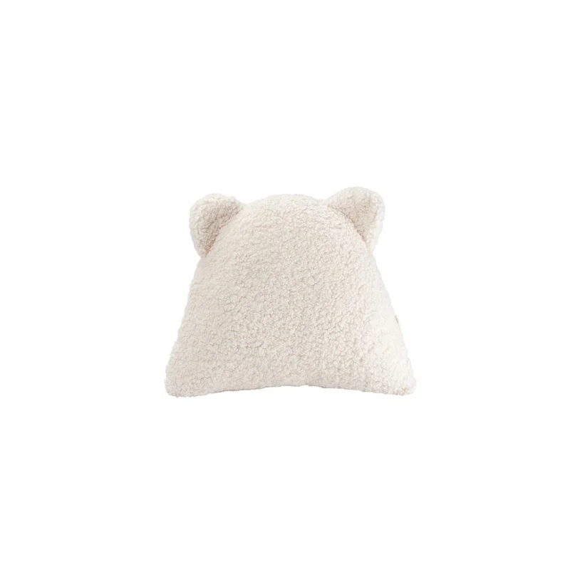 Bär Kissen aus Teddy-Stoff
