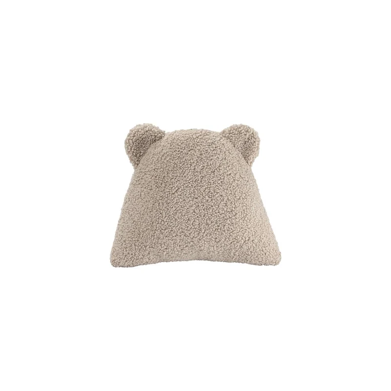 Bär Kissen aus Teddy-Stoff