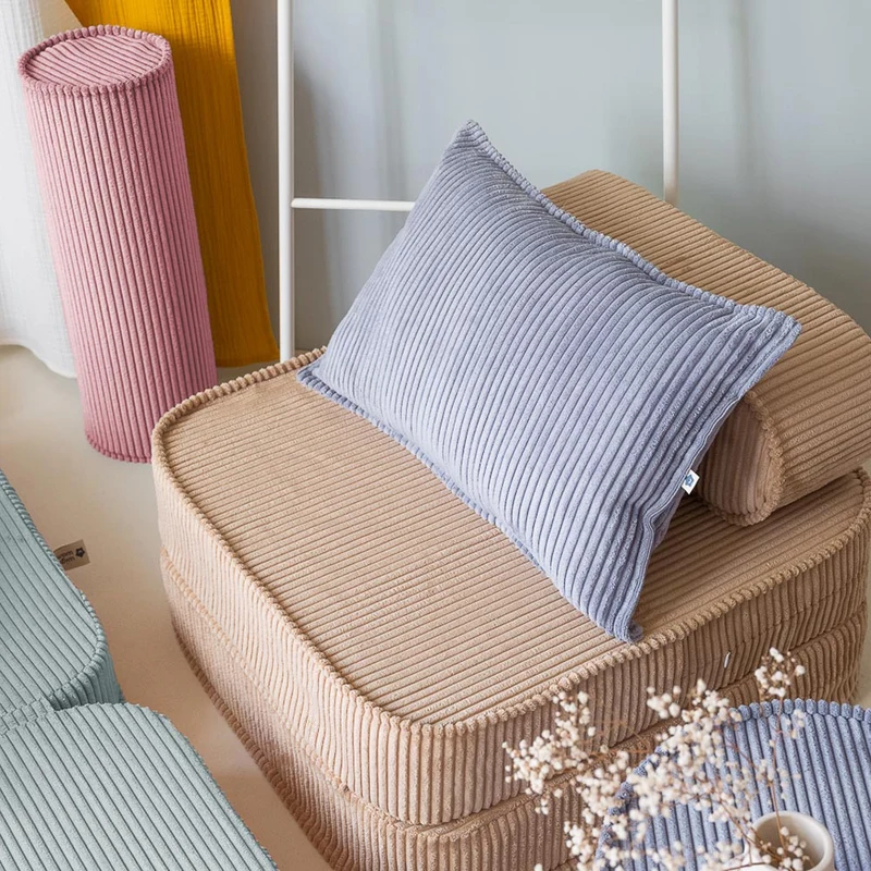 Kissen Bolster aus Kordsamt