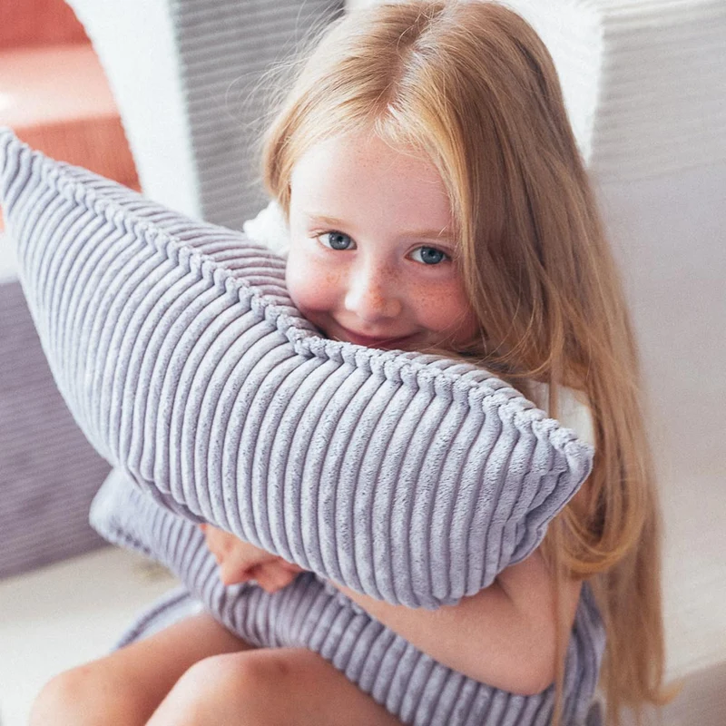 Kissen Bolster aus Kordsamt