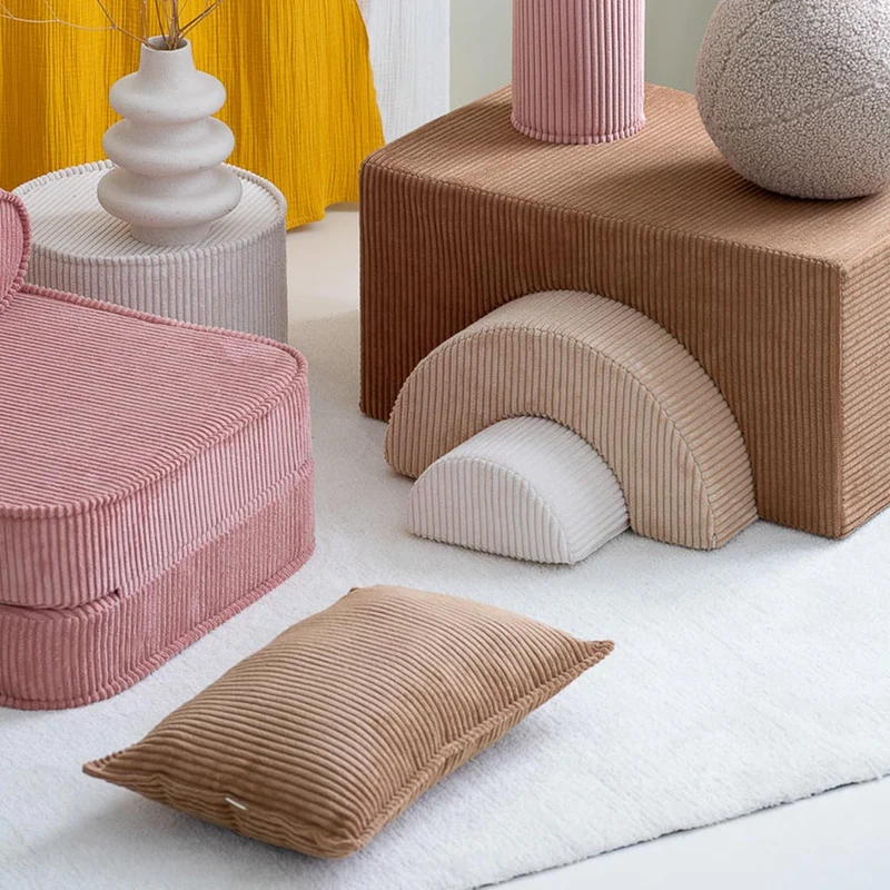 Kissen Bolster aus Kordsamt