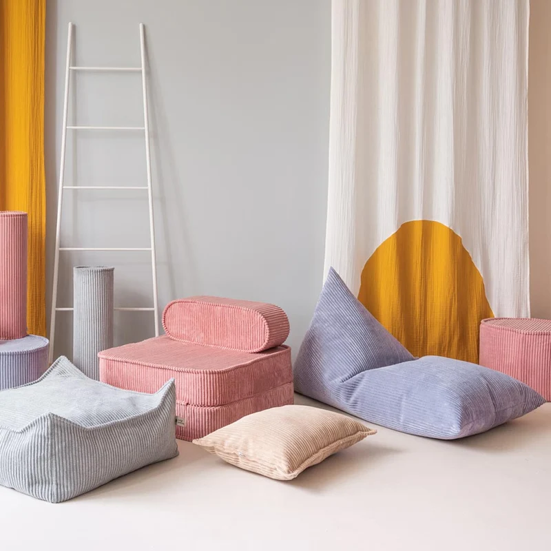 Kissen Bolster aus Kordsamt