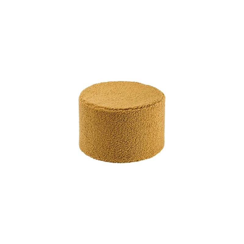 Pouf aus Teddy-Stoff
