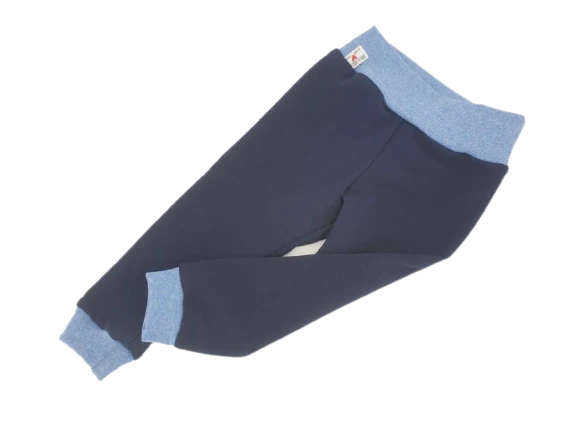 Baby und Kinder Leggins Blau Größe 50-116 von Atelier MiaMia
