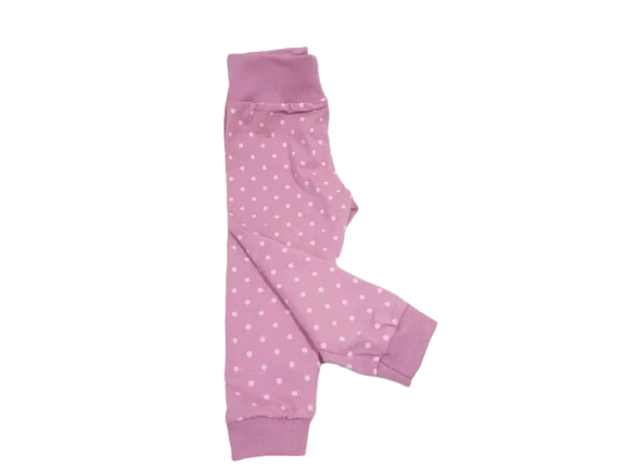 Baby und Kinder Leggins Alt Rosa Punkte Größe 50-116 von Atelier MiaMia