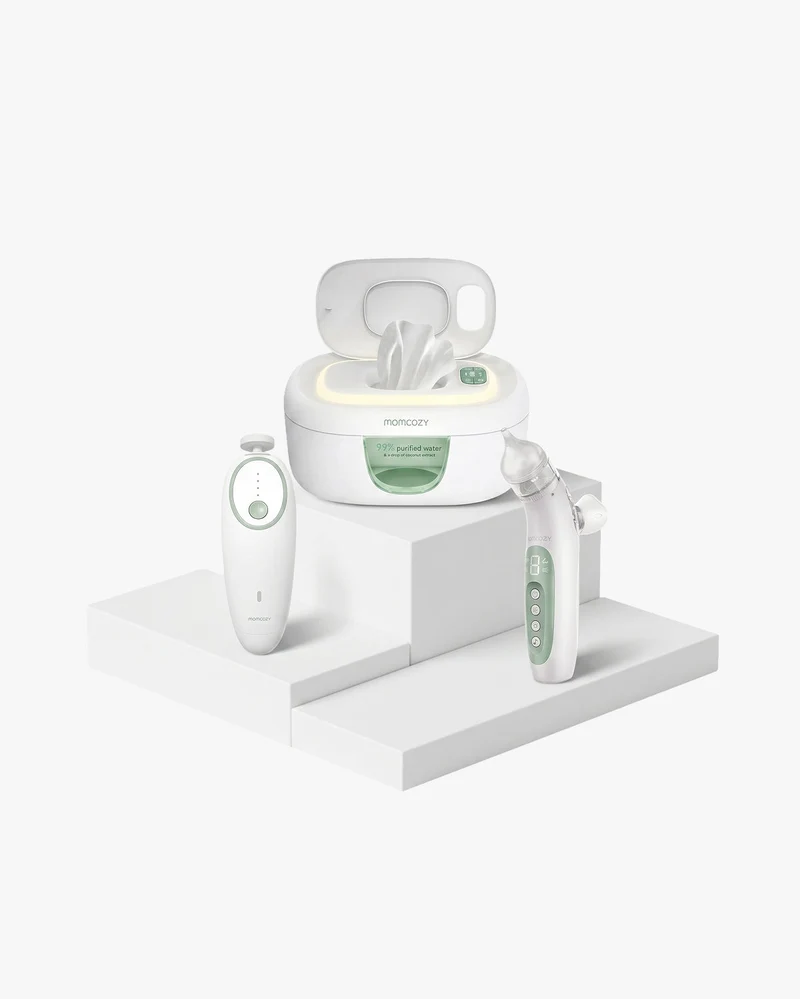 Elektrische Nasensauger, elektrische Babynagelfeile und Babyfeuchttücherwärmer