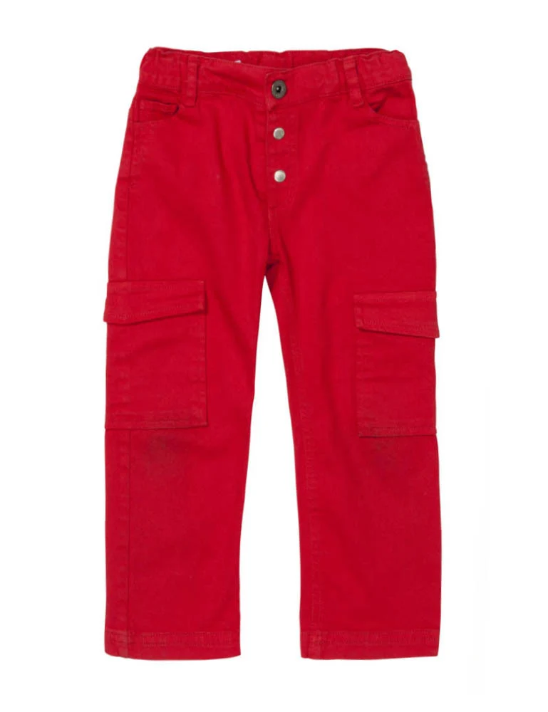 Red Pocket Jeans