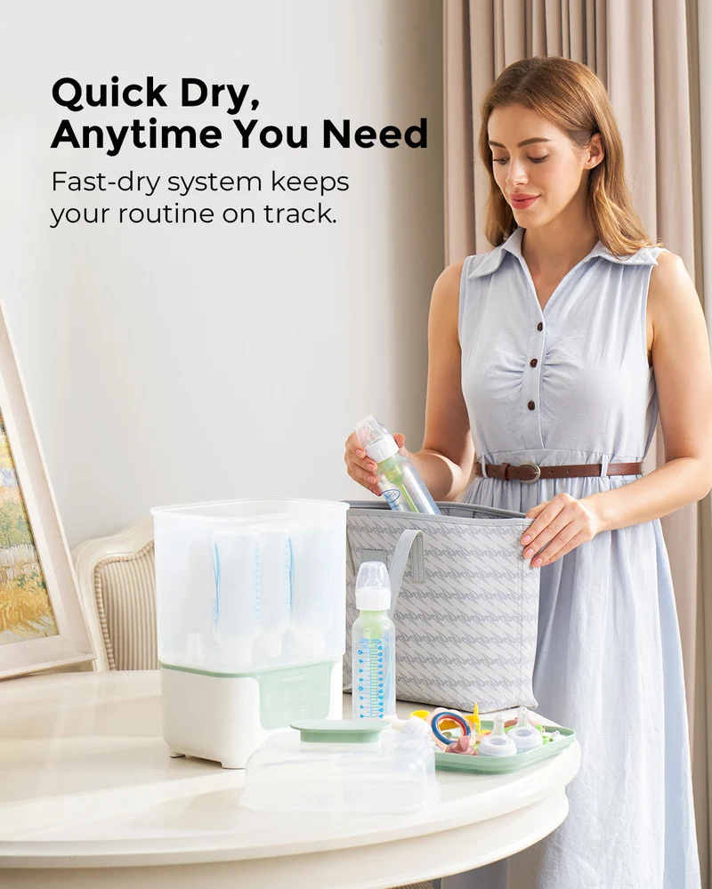 Momcozy 4-in-1 Kompakter Flaschensterilisator & Trockner