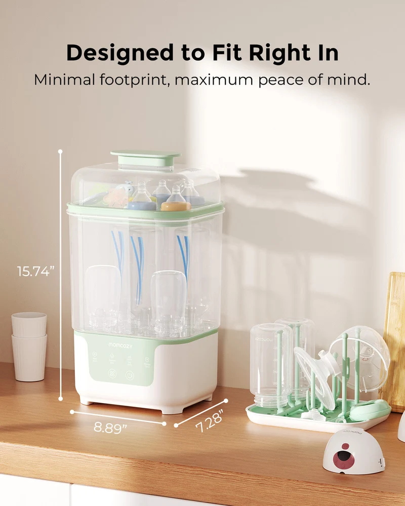Momcozy 4-in-1 Kompakter Flaschensterilisator & Trockner