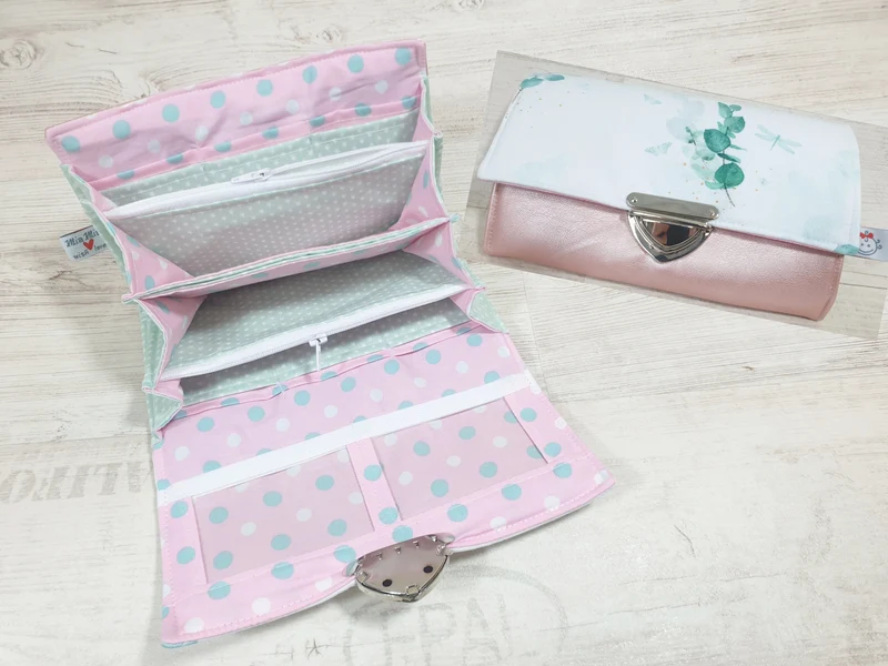 Geldbörse Eukalyptus von Atelier MiaMia