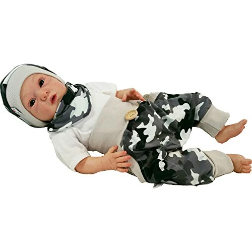 Beanie Tuch Baby Kind ab KU 33 Limitiert !! Beanie und Tuch Tarn von Atelier MiaMia