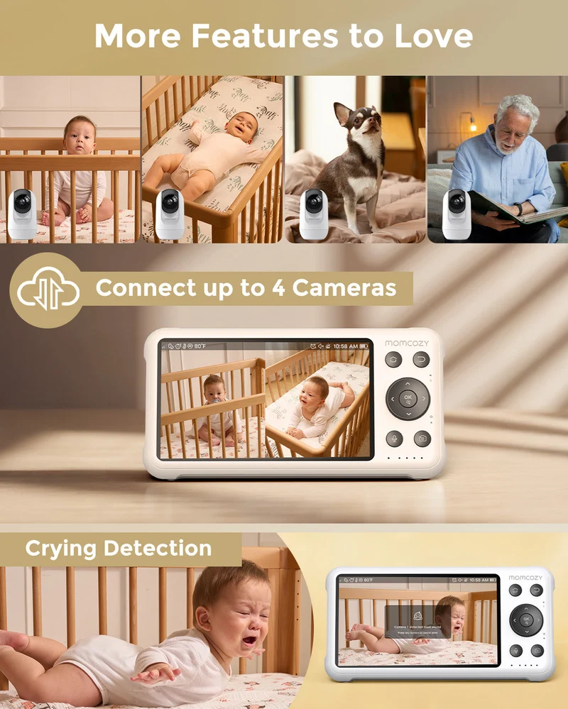 Baby Care Bundle: Intelligente Baby Sound Maschine und Dual-Mode Babyphone BM04