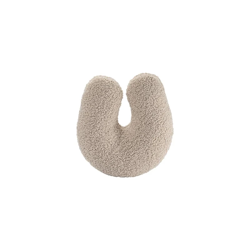 U Kissen aus Teddy-Stoff