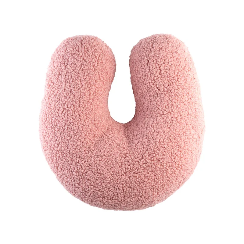 U Kissen aus Teddy-Stoff