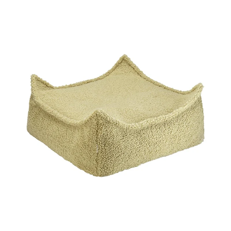 Bodenkissen aus Teddy-Stoff