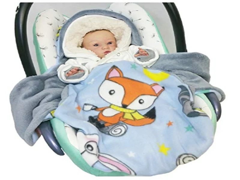 Einschlagdecke Baby Limitiert !! Einschlagdecke Babyschale (universal) von Atelier MiaMia