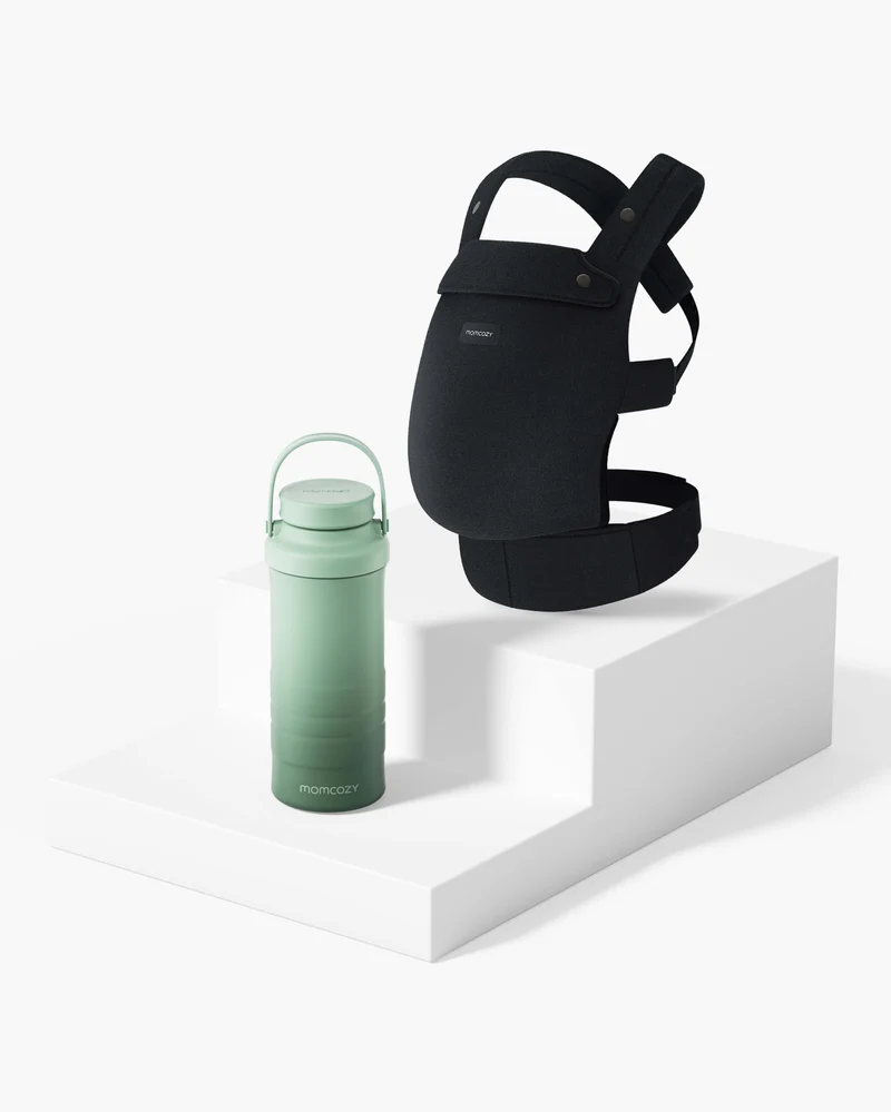 Outing Essentials Bundle: Babytrage und tragbarer Muttermilchkühler