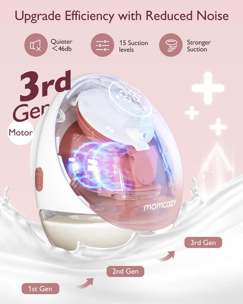 Momcozy Mobile Flow™ Freihändige Milchpumpe | M9