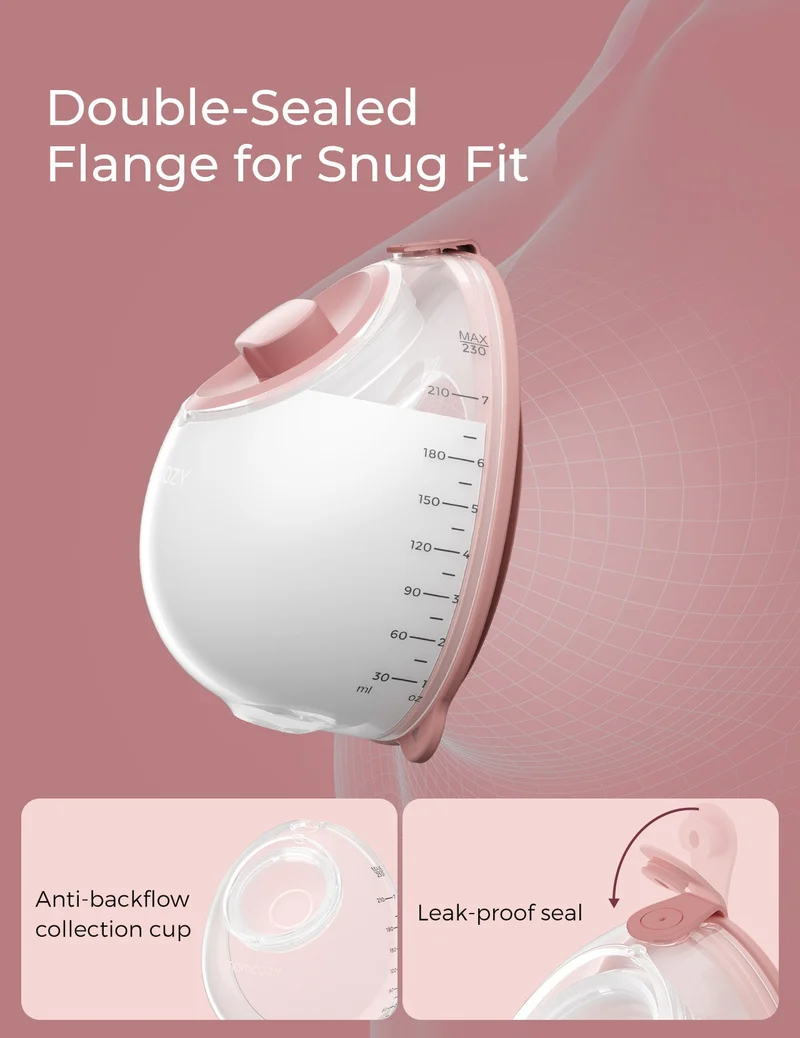 Momcozy Wearable Milk Standard Collection Cup - for Momcozy V Series & Most Traditional Tube-Connected Electric Breast Pumps