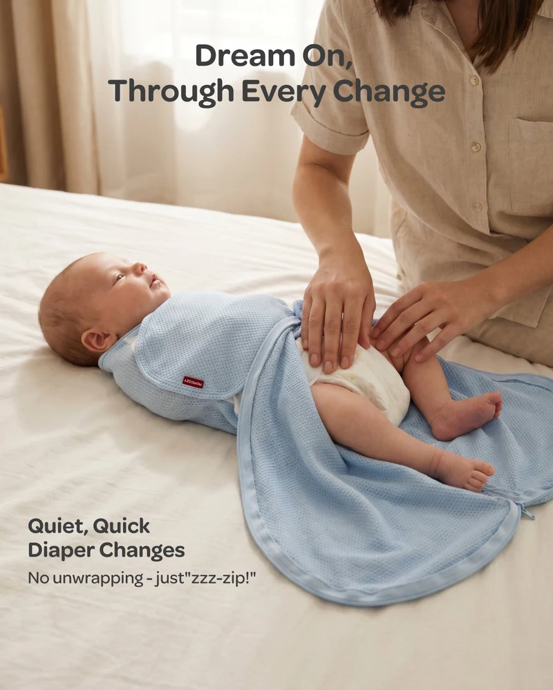 Momcozy atmungsaktives Airflow-Pucktuch für Babys von 0–3 Monaten