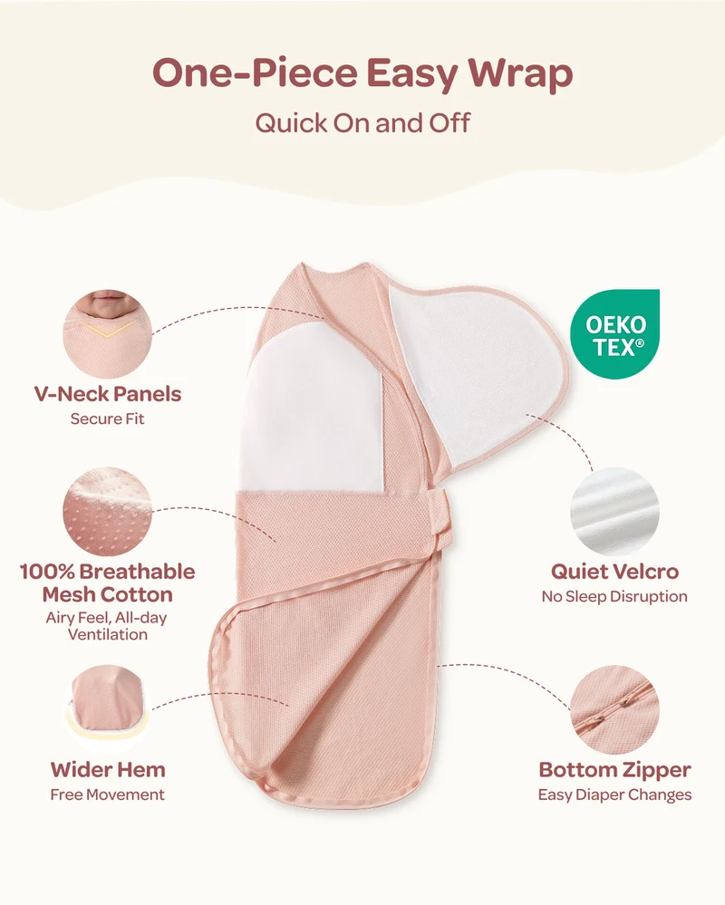 Momcozy atmungsaktives Airflow-Pucktuch für Babys von 0–3 Monaten
