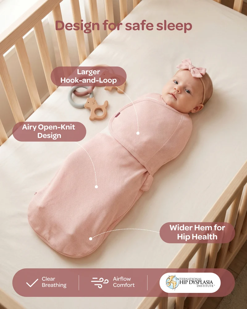 Momcozy atmungsaktives Airflow-Pucktuch für Babys von 0–3 Monaten