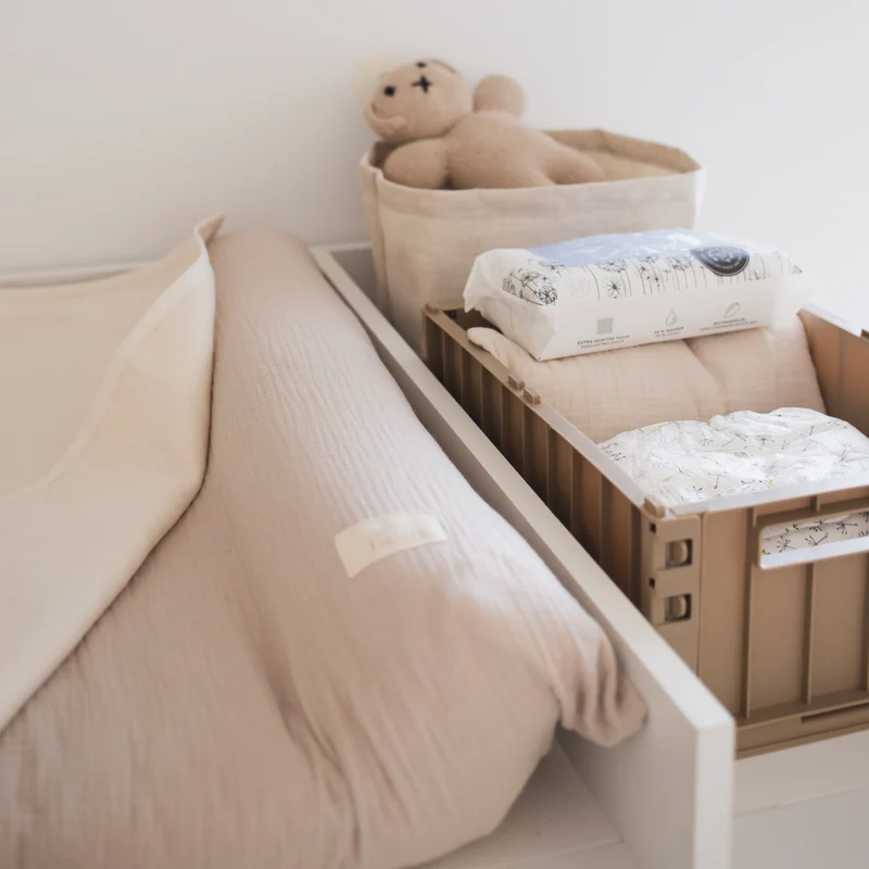 Hevea-Set: 1x Hevea Hug, 1x Bezug, 1x 2er-Set Molton