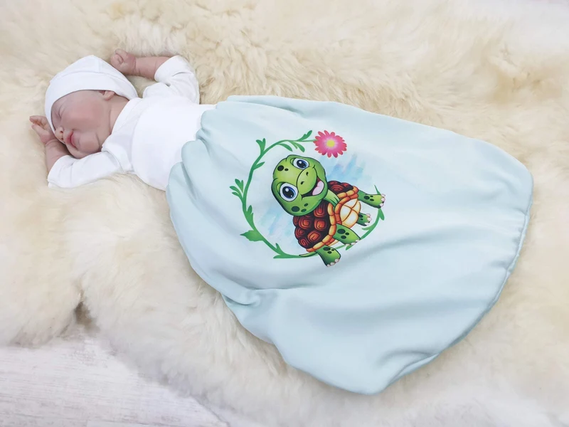 Pucksack Schildkröte, Strampelsack Deluxe 24 von Atelier MiaMia