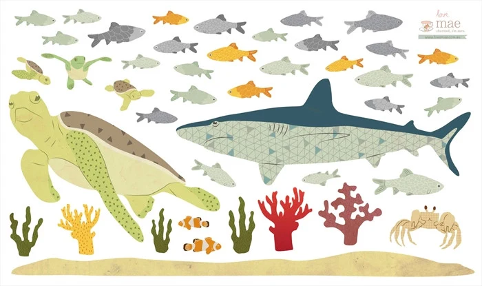 Fishy Tales Nautical Decals