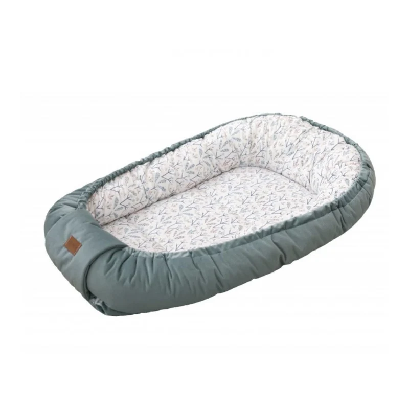 Babynest aus Samt und Baumwolle